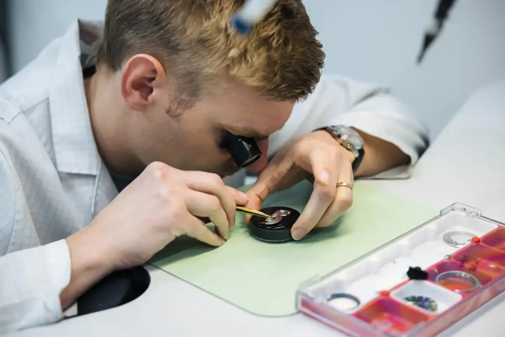 Dan fixing a watch