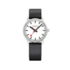 Mondaine EVO2 Black Vegan Grape Leather, 35 mm