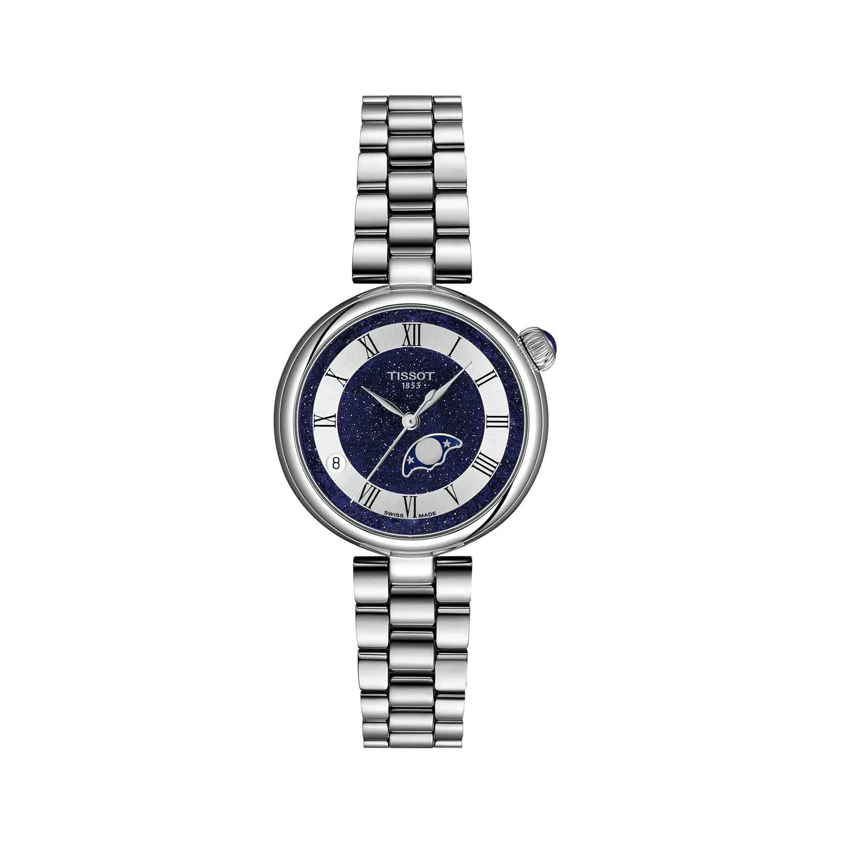 Tissot Desir Moonphase Blue Dial