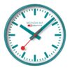 Mondaine Wall Clock 25cm Teal
