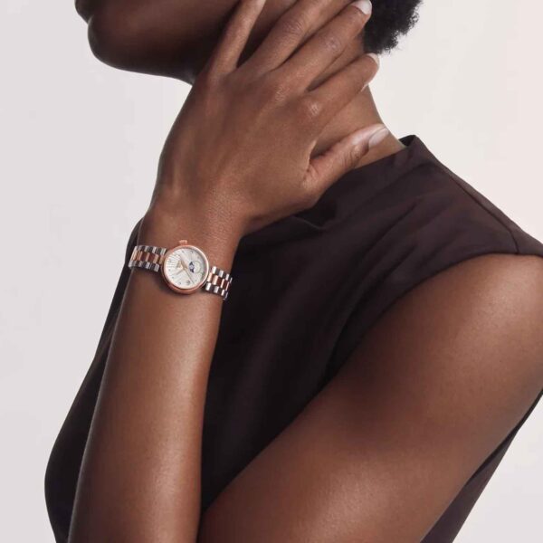 Tissot Desir Moonphase Silver Diamond Dial